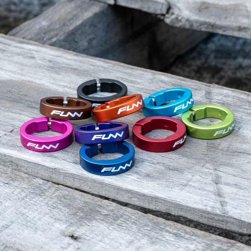 Funn Alloy Bike Grip Clamping Rings for Hilt, Holeshot MTB