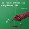 ECO-Friendly Braided Rope Hank 90 Foot Patriot RED Ø 1/4"
