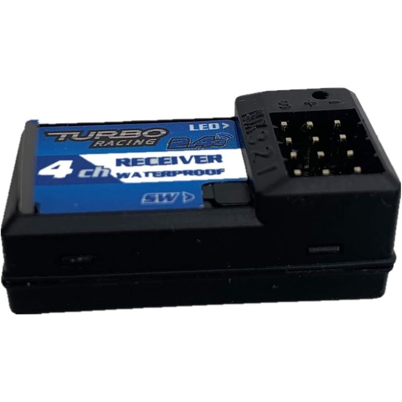 UltraPower TURBO RACING 4ch Receiver/Receiver Waterproof 2.4GHz (RX41)