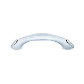 Attwood 2050-5 Ergonomic One-Piece Vinyl Grab Handle, Durable Marine-Grade Design for Boats & RVs, 8.75", White