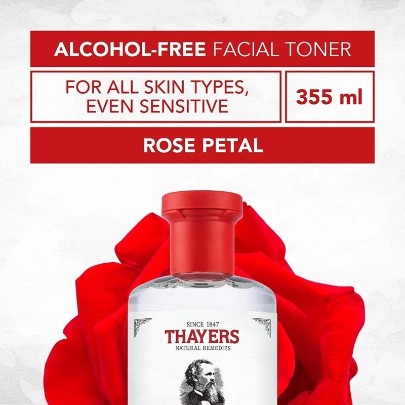 Thayers Tónico Facial Witch Hazel Rose Petal 355ml Hidratante Libre