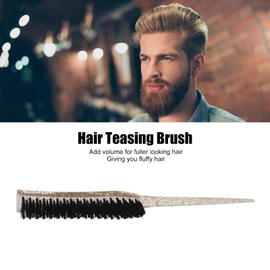 Cepillo para Burlas de de Rata, Cepillo de Pelo con Cerdas de jabalí para Mujeres, Peine para Burlas con Púa de de Rata para Seccionar el Cabello para Controlar los