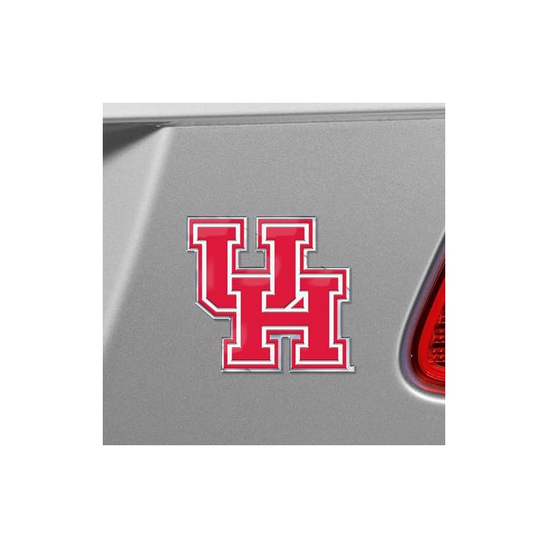 Fanmats 60525: Houston Cougars Heavy Duty Aluminum Embossed Color Emblem