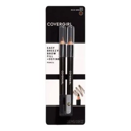 Covergirl Delineador Cejas Duo Cafe Brown Lapiz Sacapuntas                                                                                            