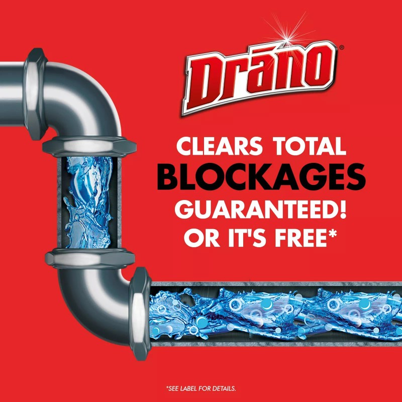 Drano Max Gel Drain Clog Remover 80 Fl Oz Pack