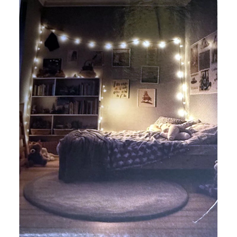 Sona Enterprises 11 Foot/500 Lumen G40 LED String Lights,Shatter