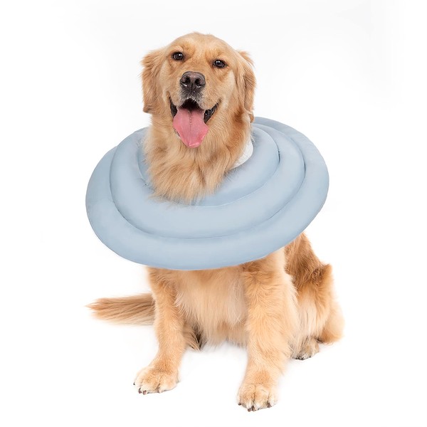 Dog Cone for Large Dogs - Comfortable Adjustable Soft Alternative