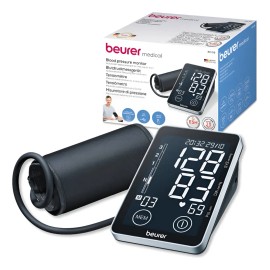 Monitor De Presin Arterial Bm58 Y Adaptador De Corriente Negro                                                                                        