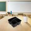 TEHAUX 2Pcs Classroom Storage Caddy with Handle Space Efficient Plastic