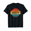 Rusty Name Retro Vintage Sunset Limited Edition T-Shirt