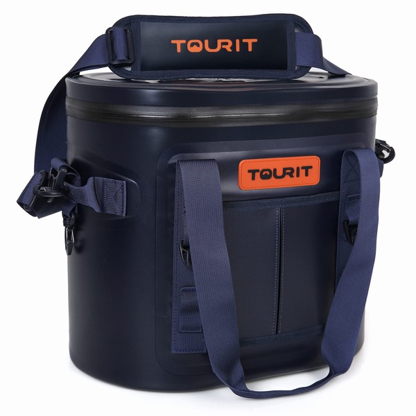 TOURIT Soft Cooler 20 Cans Leak-Proof Soft Pack Cooler Bag Waterproof Insulated Soft Sided Coolers Bag with Cooler for Hiking, Camping, Sports, Picnics, Sea Fishing, Road Beach Trip