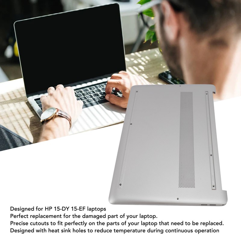 Laptop Bottom Base Case Precise Holes Efficient Cooling Replacement Bottom