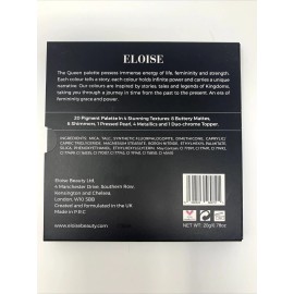 Eloise The Queen Eyeshadow Palette 20 Shades Matte Shimmer Pearl Metallic Chrome