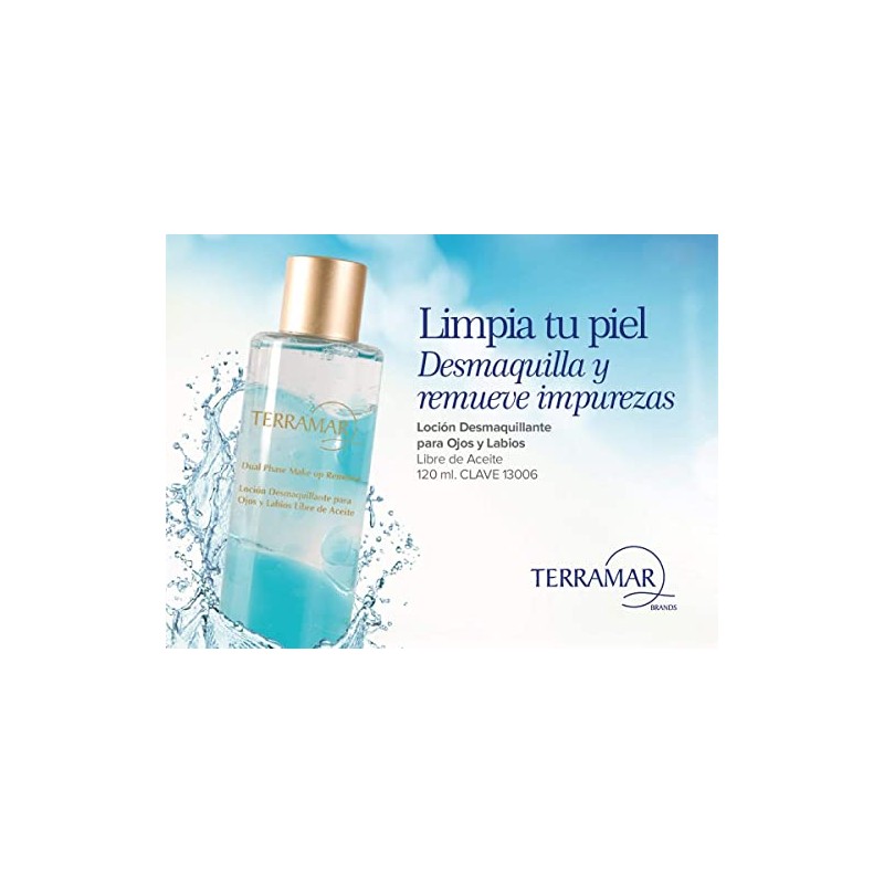 Loción Desmaquillante Ojos Y Labios Libre De Aceite Terramar