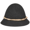 Traditional Schinderhannes Hat Alpine Oktoberfest (54 cm - Anthracite)