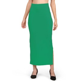 Mehrang - Enagua moldeadora de sari para mujer, ropa de forma para sari grande, color granate, Rama, Small