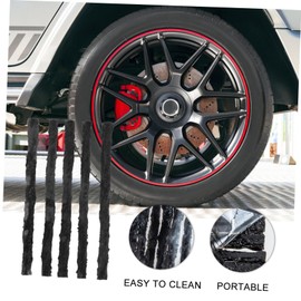 Vaguelly 10pcs Tubeless Tire Repair Strings Rubber Plugs for Car and Motorcycle Punctures Easy to Use Tire Repair Tools Strong Adhesion for Off-road Vehicles and Emergency Situations