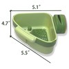 Sink Corner Strainer Basket | Suction Cup Press Sink Drainer