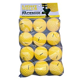 Paceman Light Bowling Machine Balls (12 Pack)