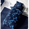 one-home Stars Bed Linen Set 135 x 200 cm Star