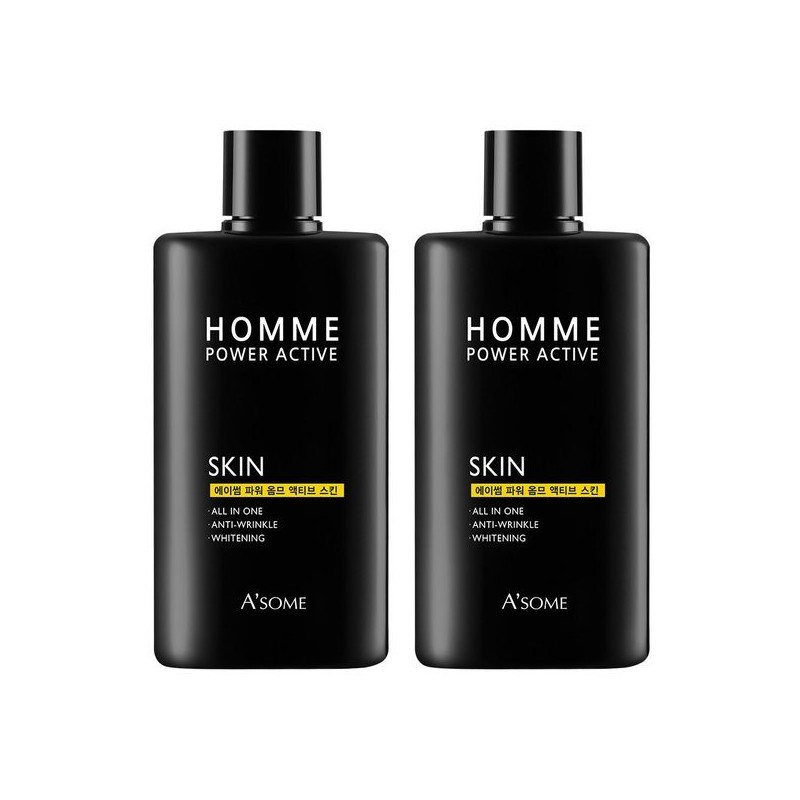 A.S.M. 에이썸 파워 옴므 액티브 남성 스킨로션 200ml 1+1 Aesome