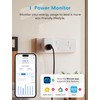 meross Matter Smart Plug Mini, WiFi Outlet with Energy Monitoring