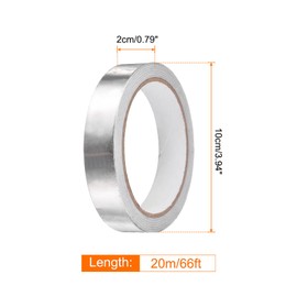 HARFINGTON 3 Rolls Fruit Tree Grafting Tape 2CM x 20M PE Stretchable Garden Grafting Tools Plants Self Adhesive Floristry Film for Floral Tree and Poly Budding, Silver