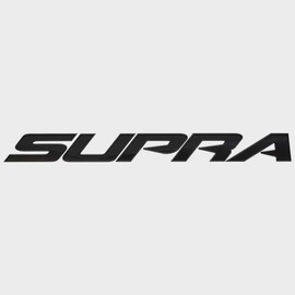 Supra Boat Raised Logo Decal Emblem 115131 | Hardened Plastic Black