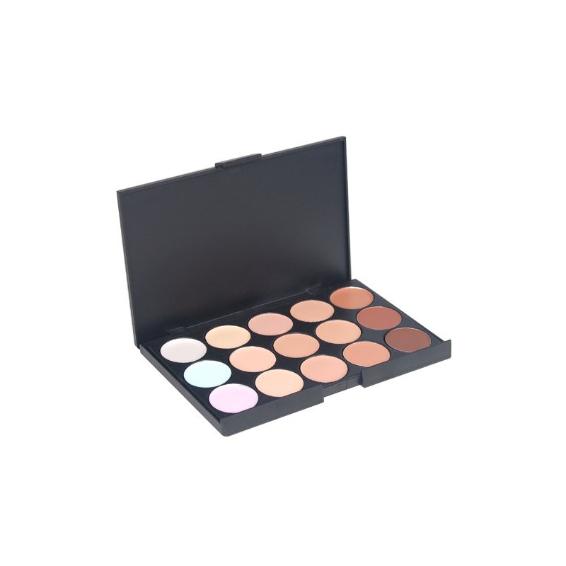 Accessotech 15 Colour Sheer Concealer Camouflage Palette Makeup Eyeshadow Bronzer