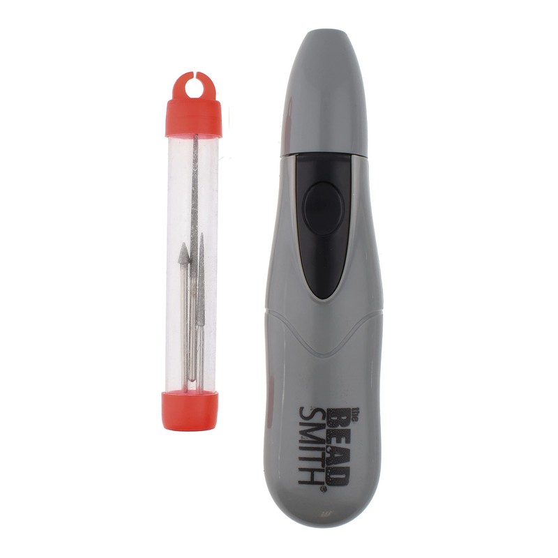 The Beadsmith Motorized Bead Reamer – Cordless: 2 AA Batteries