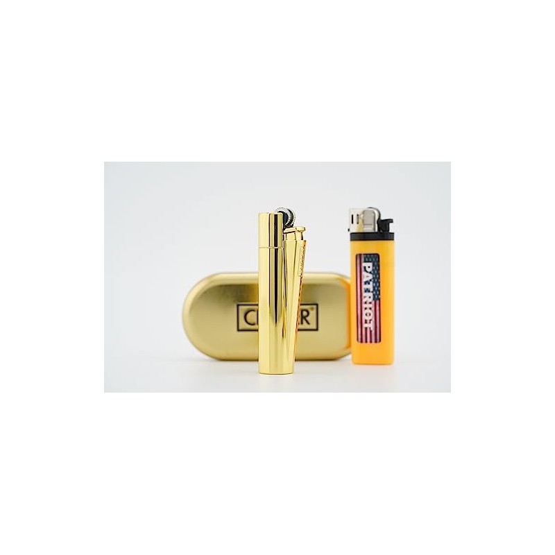 Bundle - 2 Items - Clipper Shiny Gold Metallic Refillable