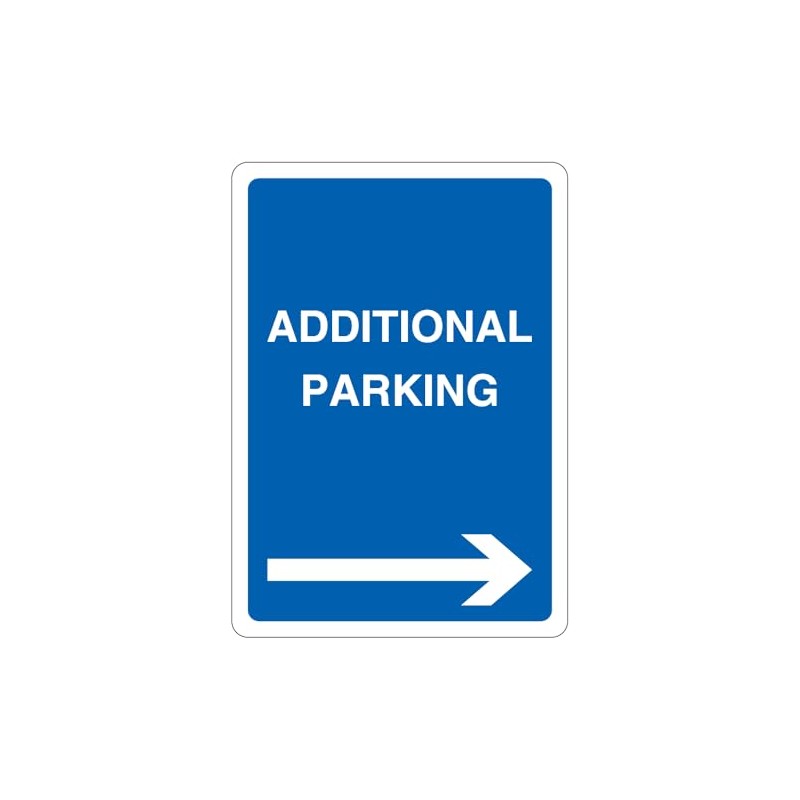 V Safety Additional Parking - Arrow Right 297 x 210