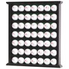 DisplayGifts Golf Gift 49-Golf Ball Display Case Cabinet Rack, No