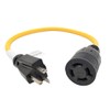 Parkworld 61063 Adapter Cord 5-20 Male Plug to Locking L14-20