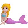 Zcccc Pink Mermaid Figurine Aquarium Ornament, Plastic Fish Tank Decor,