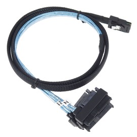EDIMS Mini SAS to SAS Cable SFF-8087 to SFF-8482 Internal Breakout Cable for Raid Controller to HDD 3.3FT