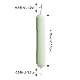 3 Pack 2 in 1 Needle Threader Seam Ripper, New Needle Threaders Seam Rippers for Sewing, Threading and Seam Remover Seam Ripper Tool for Hand Sewing Knitting Craft Quilting Supplies