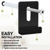 SiliFine 12 Pcs Metal Mirror Clips Holder Wide Channel Mirror