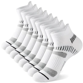 Calcetas para Hombre 8 Pares, Calcetines Deportivos Algodon Transpirables, Tines Cortos Casual Bajos Antiderrapantes, Paquete de Calcetas Absorbe el sudor y antiolor para Futbol, Correr, Ciclismo, Gym