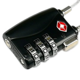 TSA Luggage Locks, 2 Packs 3 Digit Security Lock, Combination Locks, Code Lock for Travel Suitcase, Luggage Bag, etc. (Black)