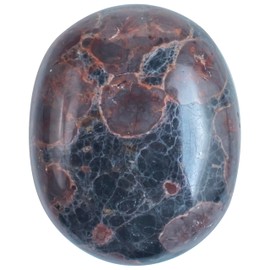 ZAICUS 50mm Peanut Jasper Large Oval Palm Stone 900+ Carats Pocket Massage Worry Stones for Natural Body Chakra Balancing Reiki Healing Stones and Crystal Grid Healing Massage Spa Energy Crystals