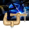 MUNEFE Welding Ground Clamp, Brass Weldings Earth Clamp, G Shape