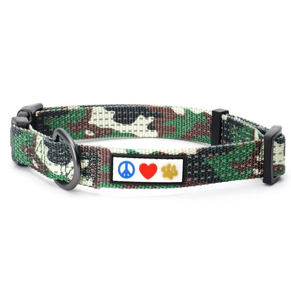 Pawtitas Dog Collars Large Breeds Reflective Dog Collar Adjustable Puppy