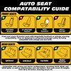 LINGVIDO Car Seat Covers for Front Seats (2 Seats) -