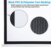 SUPER DEAL 120'' Projector Screen, Retractable Projection Screen Manual Pull