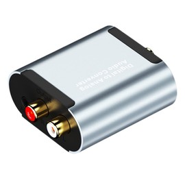 COHEALI 1 Set Digital to Analog Audio Converter Fiber Audio Adapter for External Equipment to Sampling Rates Easy to Install Durable and Practical for Amplifiers