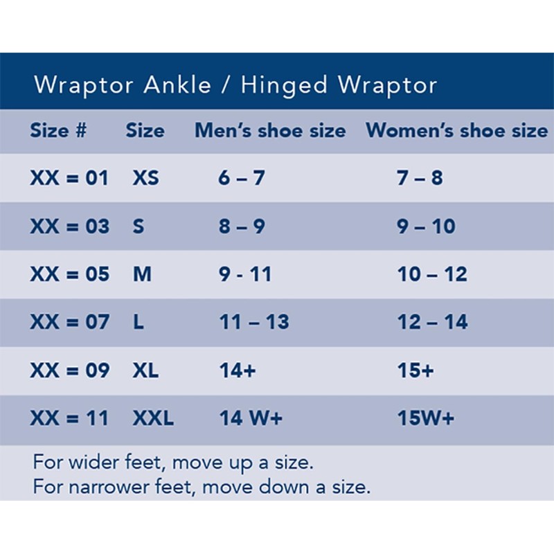 Breg Wraptor Ankle Stabilizer (Regular Laces, Large)