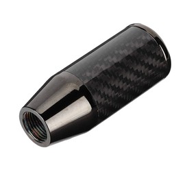 Universal Aluminium Alloy Carbon Fibre Shifter Knob - Car Manual Gear Shift Stick Knob Head Shifter