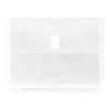 Idena 11126 Document Wallet A4 Plastic Sorting Folder in Transparent
