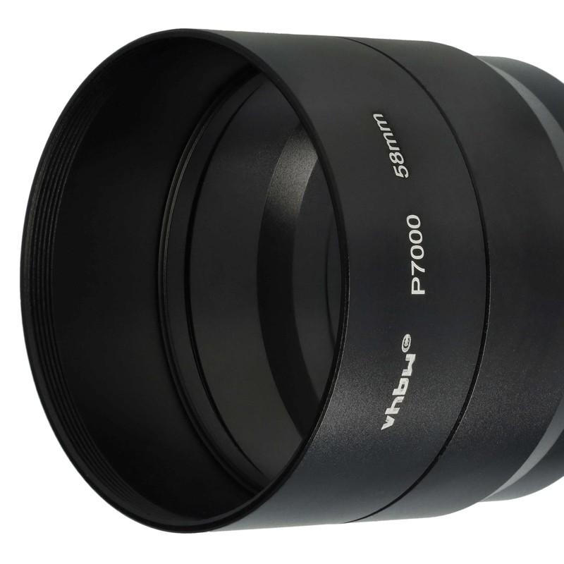 vhbw 58mm Filter Adapter Compatible with Nikon Coolpix P7000, P7100